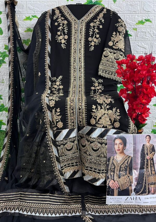 ZAHA 10119 AAEESHA VOL 2 PAKISTANI SALWAR SUITS MANUFACTURER