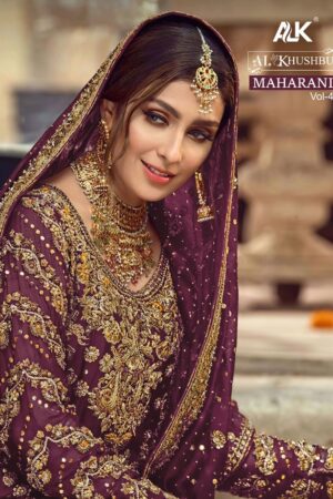 AL KHUSHBU MAHARANI VOL 3 166 GEORGETTE PAKISTANI SUITS WHOLESALER
