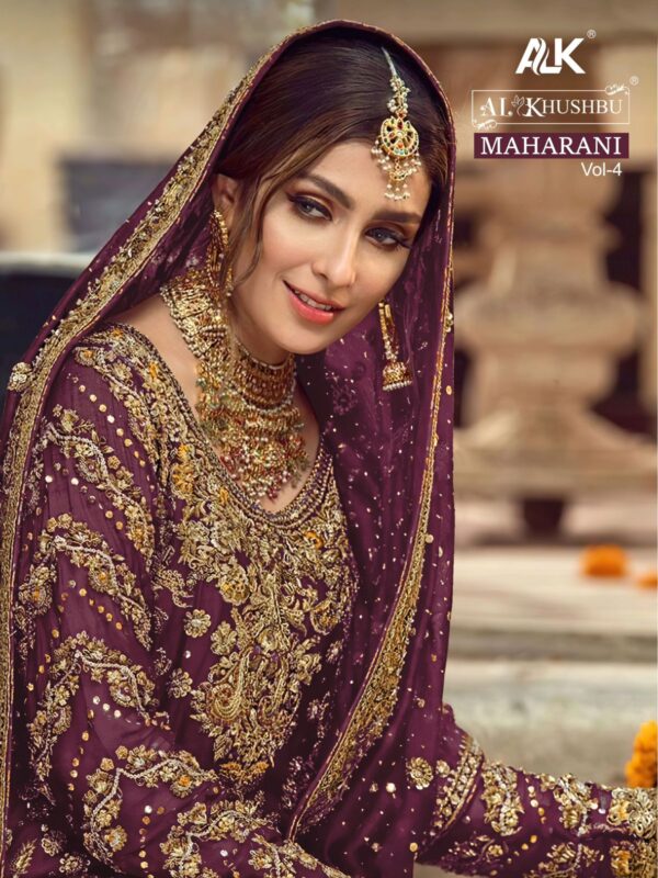 AL KHUSHBU MAHARANI VOL 3 166 GEORGETTE PAKISTANI SUITS WHOLESALER