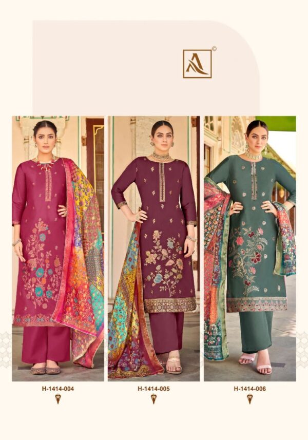 ALOK SUIT FALSAFAA EDITION VOL 12 PREMIUM DOLA DRESS MATERIAL WHOLESALE