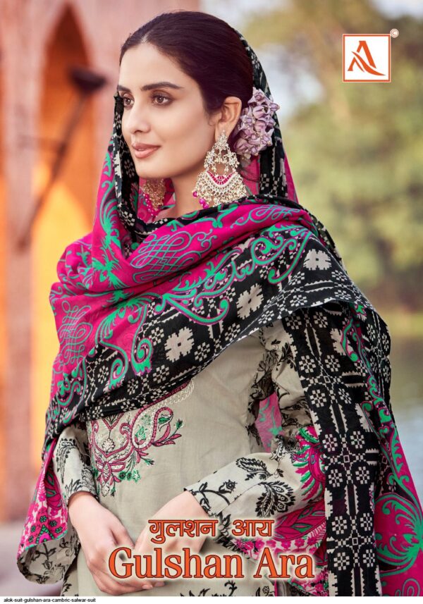 ALOK SUITS GULSHAN ARA H 1430 PAKISTANI SUITS WHOLESALE