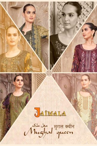 ALOK SUITS MUGHAL QUEEN PURE LAWN COTTON PAKISTANI SUITS WHOLESALE