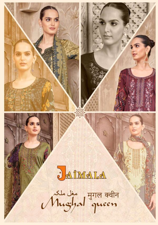 ALOK SUITS MUGHAL QUEEN PURE LAWN COTTON PAKISTANI SUITS WHOLESALE