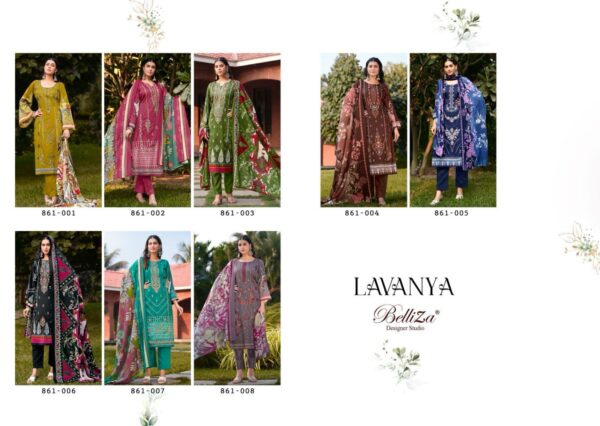 BELLIZA DESIGNER 861 LAVANYA COTTON SALWAR KAMEEZ CATALOGUE