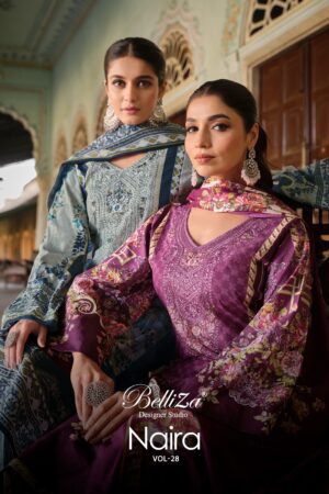 BELLIZA DESIGNER NAIRA VOL-28 COTTON SUITS ONLINE WHOLESALE