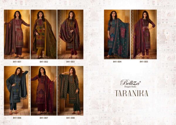 BELLIZA DESIGNER TARANIKA 841 PURE WINTER DRESS MATERIAL WHOLESALE