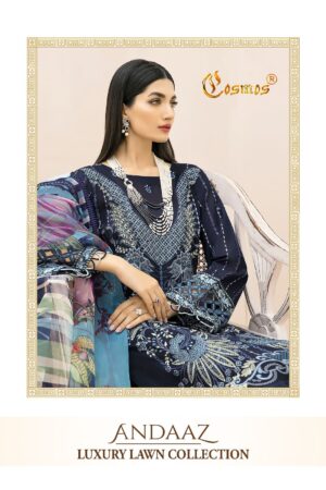 COSMOS ANDAAZ LUXURY LAWN COLLECTION PAKISTANI SUITS ONLINE