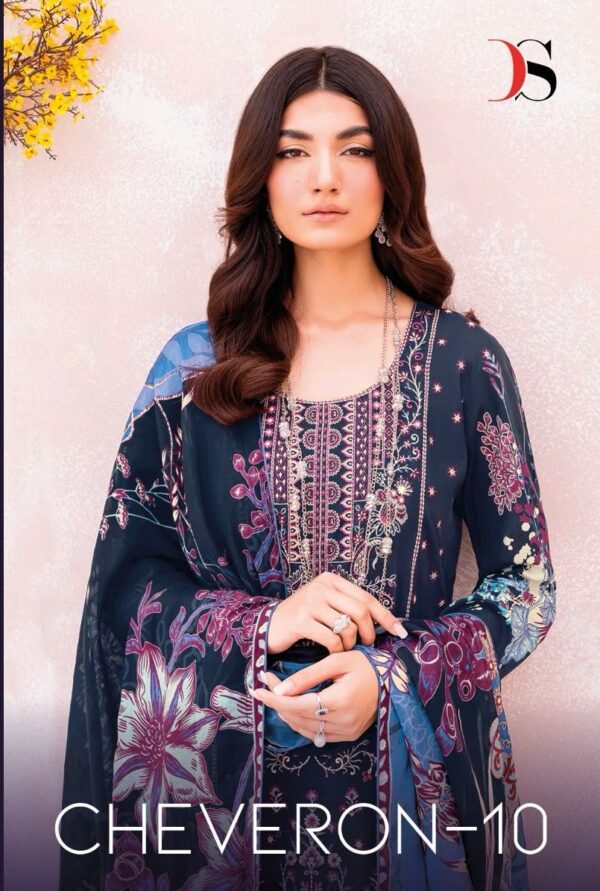 DEEPSY CHEVERON LAWN -10 DESIGNER PAKISTANI SALWAR KAMEEZ ONLINE