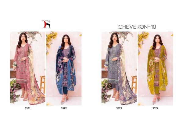 DEEPSY CHEVERON LAWN -10 DESIGNER PAKISTANI SALWAR KAMEEZ ONLINE