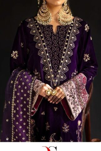 DEEPSY MARIA B FESTIVE EDITION VELVET EMBROIDERY SALWAR KAMEEZ CATALOGUE