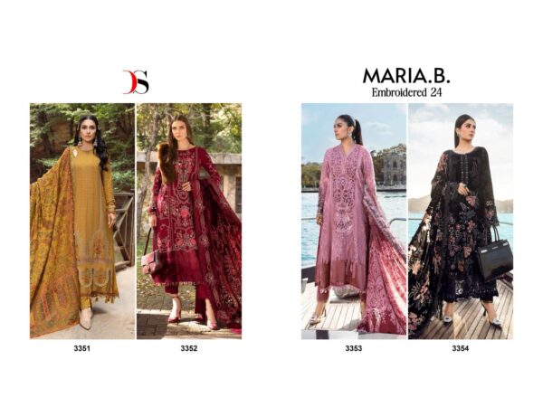 DEEPSY MARIAB EMBROIDERED-24 PAKISTANI SUITS ONLINE WHOLESALE