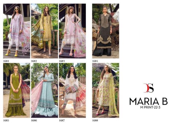 DEEPSY MARIAB MPRINT 22 -3 PASMINA PAKISTANI SUITS NEW CATALOGUE