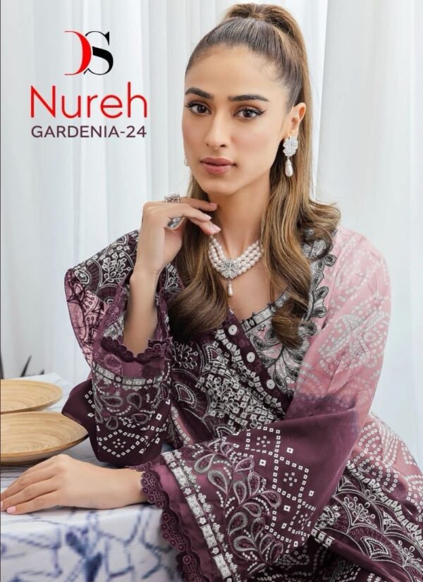 DEEPSY NUREH GARDENIA VOL 24 PAKISTANI SUITS ONLINE WHOLESALER