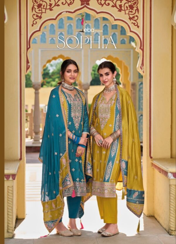 EBA LIFESTYLE SOPHIA 1622 & 1623 PREMUIM SILK SALWAR SUITS WHOLESALE