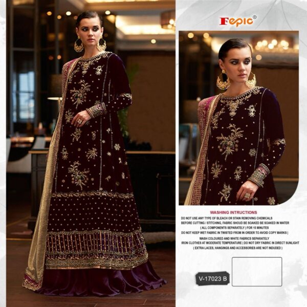 FEPIC ROSEMEEN V 17023 PAKISTANI SUITS ONLINE CATALOGUE