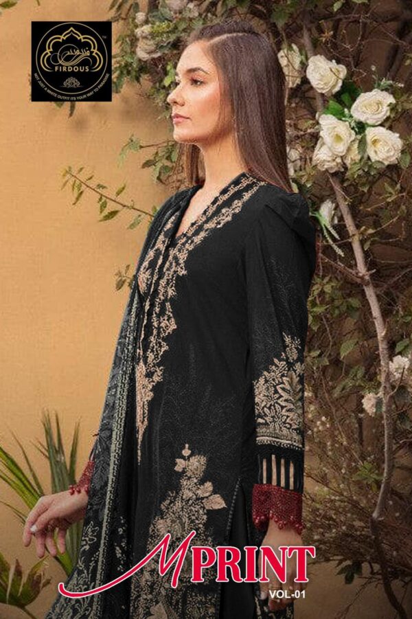 FIRDOUS M-PRINTS VOL-01 1004 COTTON WHOLESALE SUITS CATALOGUE