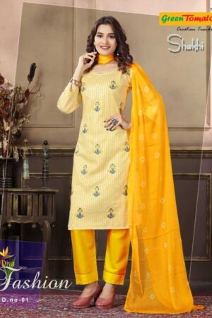 GREEN TOMATO SHAKHI READYMADE KURTIS ONLINE WHOLESALE