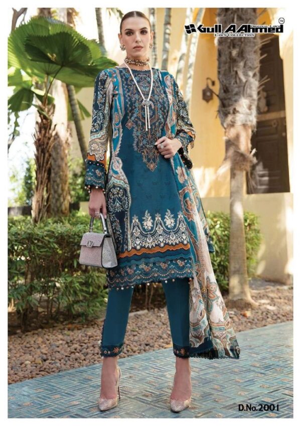 GULL AAHMED MINHAL VOL 2 ORIGNAL LAWN PAKISTANI SUITS WHOLESALE