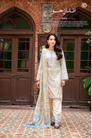 GULL JEE ANDAZ E HAWA Vol-1-2023 ORIGNLY PK TROUSER EMBROIDERY SALWAR SUITS