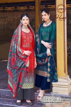 HARSHIT FASHION GHOOMER-3 PURE ZAM PAKISTANI SUITS SUPPLIER