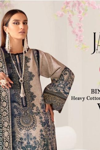 JADE BIN SAEED HEAVY COTTON LUXURY COLLECTION VOLM 4 SUITS CATALOGUE