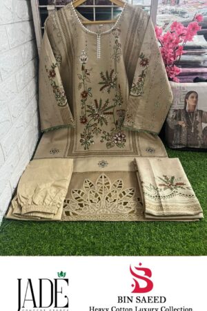 JADE BIN SAEED VOL- 4 HEAVY COTTON COLLECTION READYMADE KURTI WHOLESALE