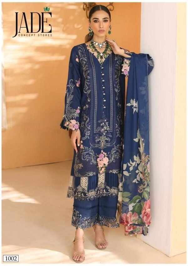 JADE CHEVRON EXCLUSIVE SUPER HIT COLLECTION HEAVY COTTON SUITS SUPPLIER - Image 8