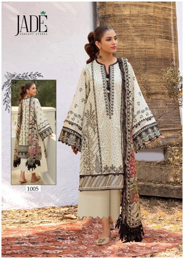 JADE CHEVRON EXCLUSIVE SUPER HIT COLLECTION HEAVY COTTON SUITS SUPPLIER - Image 9