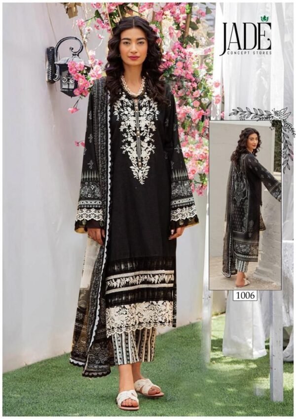 JADE CHEVRON EXCLUSIVE SUPER HIT COLLECTION HEAVY COTTON SUITS SUPPLIER - Image 11