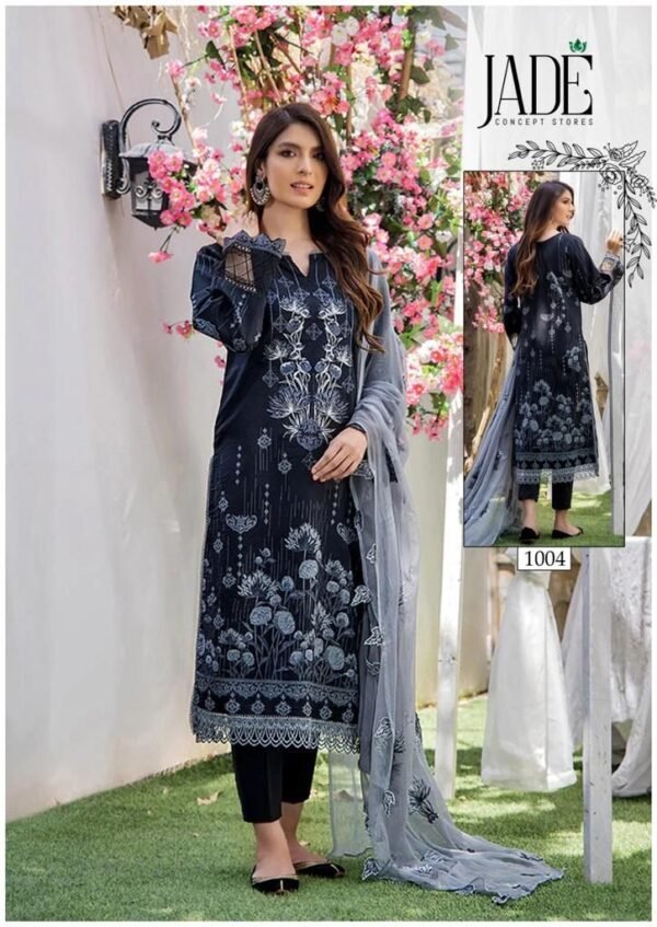 JADE CHEVRON EXCLUSIVE SUPER HIT COLLECTION HEAVY COTTON SUITS SUPPLIER - Image 12
