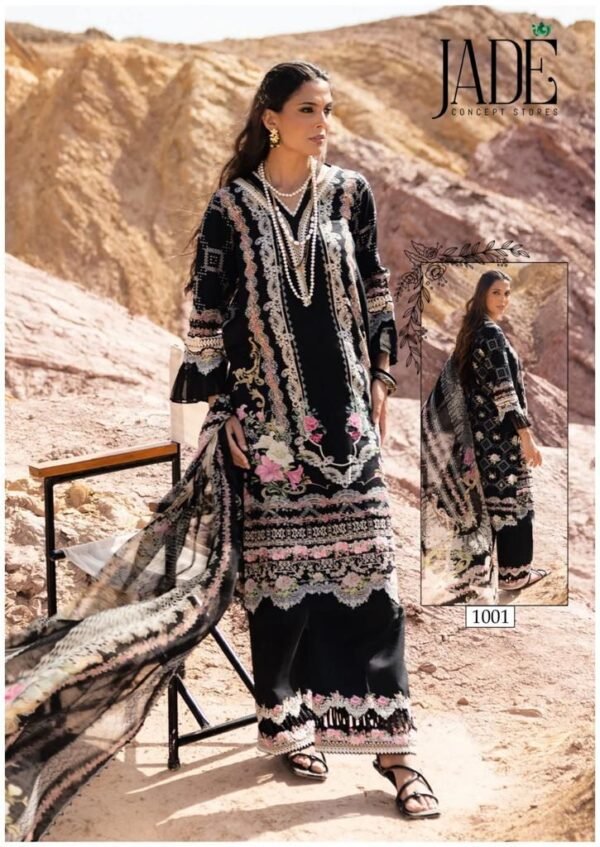 JADE CHEVRON EXCLUSIVE SUPER HIT COLLECTION HEAVY COTTON SUITS SUPPLIER - Image 13