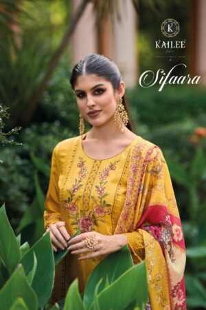 KAILEE FASHION SIFAARA 42441 TO 42444 PAKISTANI SUITS ONLINE WHOLESALE