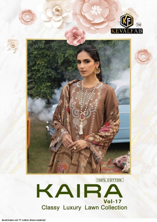 KEVAL-FAB-KAIRA-VOL-17-LAWN-COTTON-PAKISTANI-DRESS-MATERIAL-CATALOGUE-1