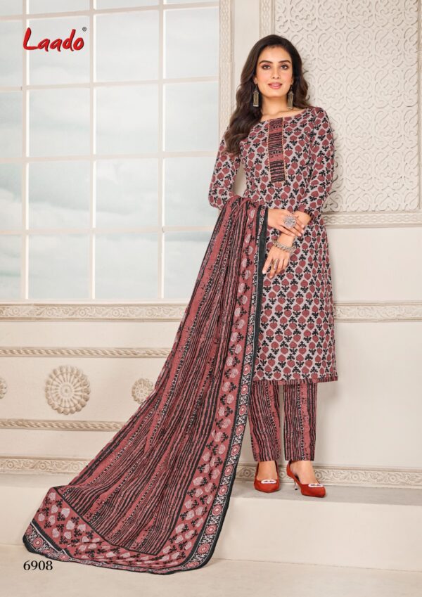 LAADO VOL 69 ORIGINAL COTTON BRANDED DRESS MATERIAL ONLINE SHOPPING