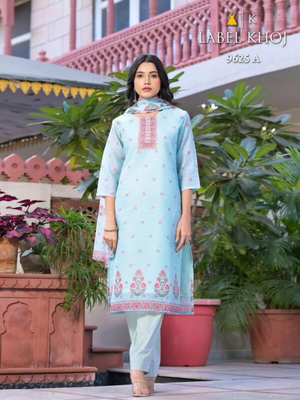 LABEL KHOJ KHAZANA 9625 READYMADE KURTI WHOLESALE CATALOGUE