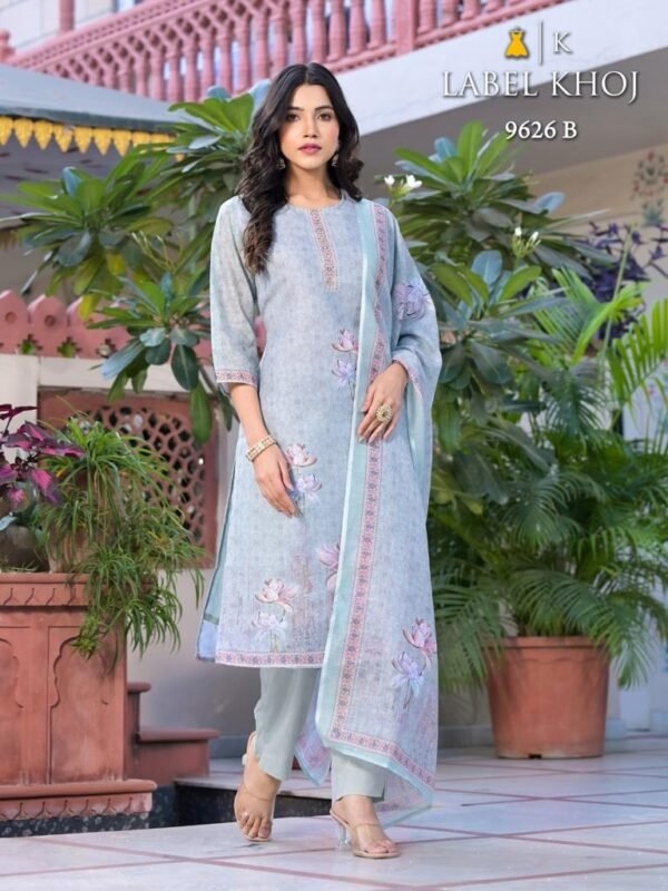 LABEL KHOJ KHAZANA 9626 READYMADE KURTI ONLINE WHOLESALE