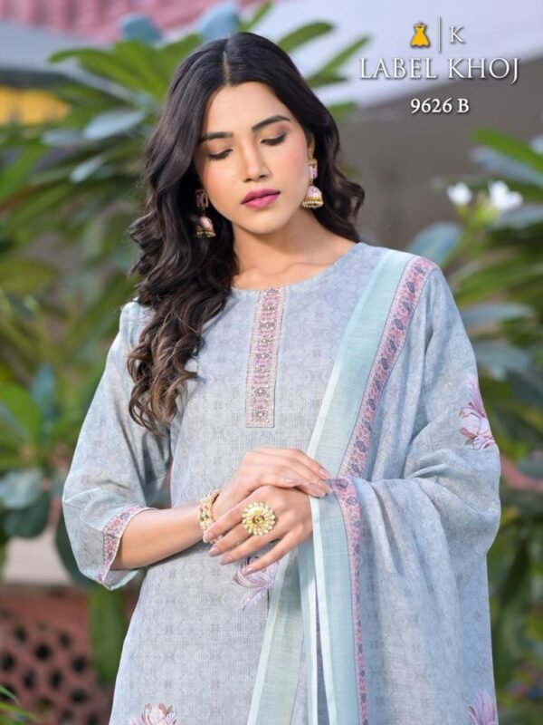 LABEL KHOJ KHAZANA 9626 READYMADE KURTI ONLINE WHOLESALE - Image 2