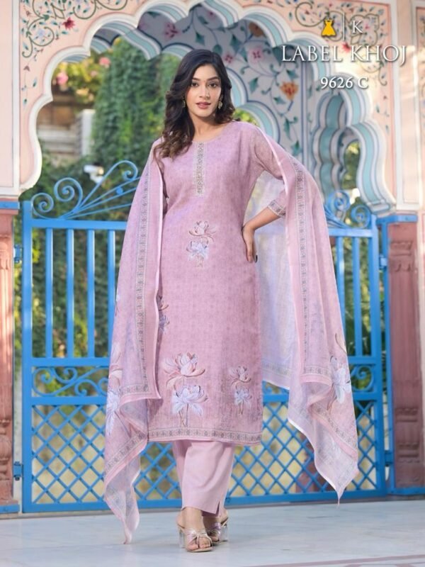 LABEL KHOJ KHAZANA 9626 READYMADE KURTI ONLINE WHOLESALE - Image 3