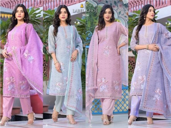LABEL KHOJ KHAZANA 9626 READYMADE KURTI ONLINE WHOLESALE