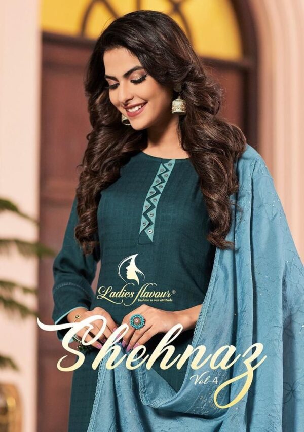 LADIES FLAVOUR SHEHNAZ VOL 4 READYMADE KURTIS CATALOGUE