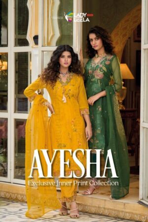 LADY LEELA AYESHA 1141 TO 1146 READYMADE DESIGNER KURTIS SUPPLIER