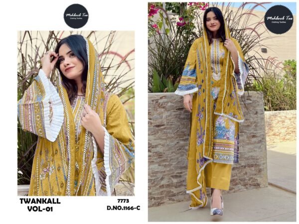 MEHBOOB TEX 1166 SUMMER COLLECTION COTTON SALWAR SUITS WHOLESALE - Image 12