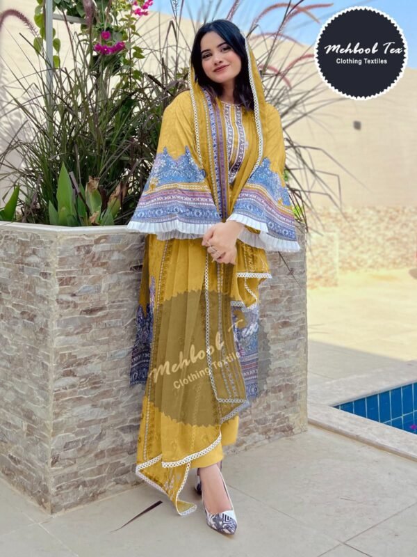 MEHBOOB TEX 1166 SUMMER COLLECTION COTTON SALWAR SUITS WHOLESALE - Image 9