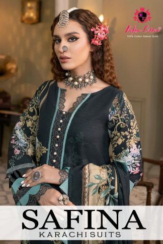 NAFISHA COTTON SAFINA KARACHI SUITS VOL 01 PAKISTANI SUITS WHOLESALE
