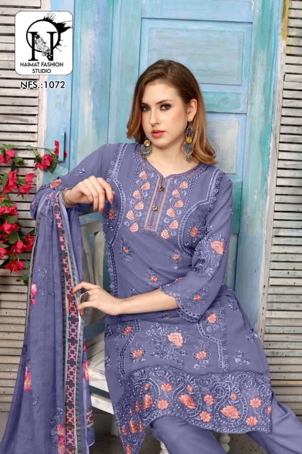 NAIMAT FASHION STUDIO NFS 1072 WHOLESALE CATALOGUE PAKISTANI SUITS