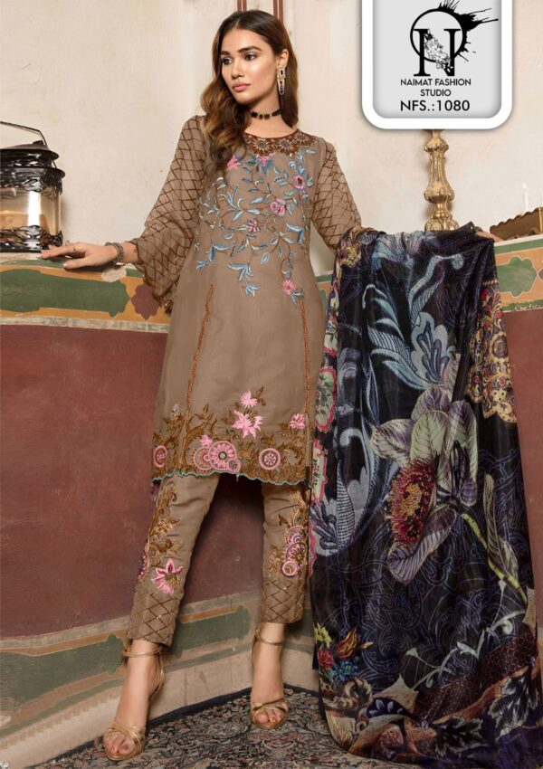 NAIMAT FASHION STUDIO NFS 1080 WHOLESALE CATALOGUE PAKISTANI KURTI