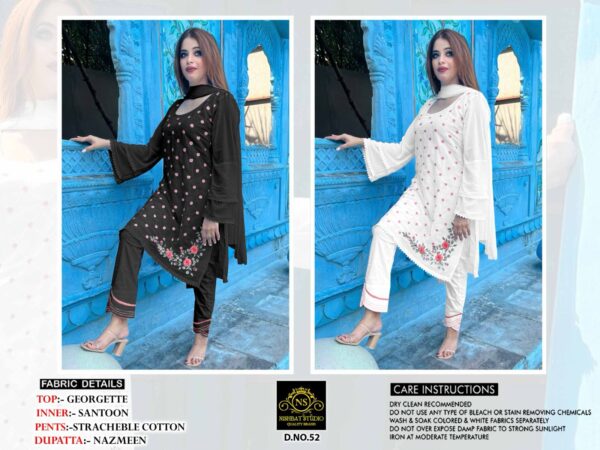 NISHBAT STUDIO 52 LUXURY READYMADE PAKISTANI KURTI CATALOGUE