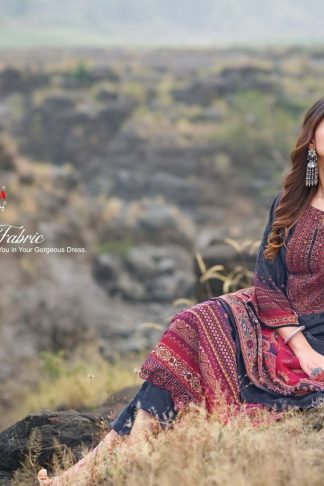 PAKIZA PRINTS GULNAZ VOL-26 ROYAL CREPE PAKISTANI DRESS MATERIAL SUPPLIER