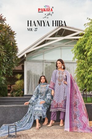 PAKIZA PRINTS HANIYA HIBA VOL-27 LAWN PAKISTANI SUITS SUPPLIER