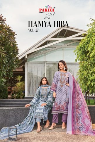 PAKIZA PRINTS HANIYA HIBA VOL-27 LAWN PAKISTANI SUITS SUPPLIER